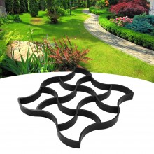 Matrita Pavaj din Beton Turnat EDAR, Tip Sablon, Efect Piatra Naturala Decorativa, Dimensiuni 49.5 x 4.5 x 49.5 cm, Model 7