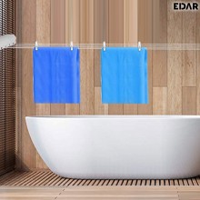 Uscator De Rufe Extensibil EDAR Cu Montare Pe Perete, Retractabil, 4 Sfori, Lungime Maxima 3.2 Metri, Carlige Si Accesorii Mo...