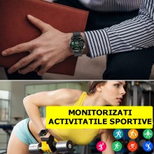 Ceas Inteligent EDAR, Smartwatch Unisex, Compatibil Android. iOS, Ecran 1.3" HD, Bluetooth 5.3, Touch, Monitorizare Somn Si A... Ceas Inteligent EDAR, Smartwatch Unisex, Compatibil Android. iOS, Ecran 1.3" HD, Bluetooth 5.3, Touch, Monitorizare Somn Si A...
