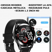 Ceas Inteligent EDAR, Smartwatch Unisex, Compatibil Android. iOS, Ecran 1.3" HD, Bluetooth 5.3, Touch, Monitorizare Somn Si A... Ceas Inteligent EDAR, Smartwatch Unisex, Compatibil Android. iOS, Ecran 1.3" HD, Bluetooth 5.3, Touch, Monitorizare Somn Si A...