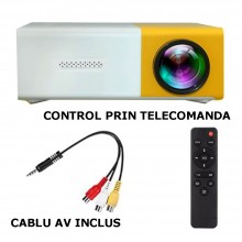 Mini Videoproiector EDAR, Portabil, Rezolutie 1080P, Proiectie LED, Distanta Maxima Focalizare 2 Metri, Compatibil Telefon, C... Mini Videoproiector EDAR, Portabil, Rezolutie 1080P, Proiectie LED, Distanta Maxima Focalizare 2 Metri, Compatibil Telefon, C...
