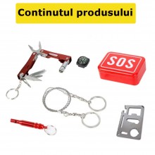 Kit EDAR De Supraviețuire Multifuncțional, Ideal Pentru Camping Și Drumeții Montane, Cu 5 Piese, Design Compact Și Portabil, ... Kit EDAR De Supraviețuire Multifuncțional, Ideal Pentru Camping Și Drumeții Montane, Cu 5 Piese, Design Compact Și Portabil, ...