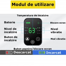 Genunchiera SIKS Cu Masaj Si Incalzire, 3 Tipuri De Masaj, Temperatura Ajustabila, Marime Universala, Compatibila Cot Si Pici... Genunchiera SIKS Cu Masaj Si Incalzire, 3 Tipuri De Masaj, Temperatura Ajustabila, Marime Universala, Compatibila Cot Si Pici...