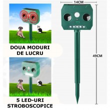 Aparat Cu Ultrasunete SIKS Impotriva Animalelor Salbatice, Anti Rozatoare, Anti Caini, Cerbi, Pisici, Acumulator Reincarcabil... Aparat Cu Ultrasunete SIKS Impotriva Animalelor Salbatice, Anti Rozatoare, Anti Caini, Cerbi, Pisici, Acumulator Reincarcabil...