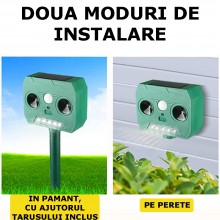 Aparat Cu Ultrasunete SIKS Impotriva Animalelor Salbatice, Anti Rozatoare, Anti Caini, Cerbi, Pisici, Acumulator Reincarcabil... Aparat Cu Ultrasunete SIKS Impotriva Animalelor Salbatice, Anti Rozatoare, Anti Caini, Cerbi, Pisici, Acumulator Reincarcabil...