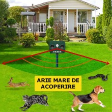 Aparat Cu Ultrasunete SIKS Impotriva Animalelor Salbatice, Anti Rozatoare, Anti Caini, Cerbi, Pisici, Acumulator Reincarcabil... Aparat Cu Ultrasunete SIKS Impotriva Animalelor Salbatice, Anti Rozatoare, Anti Caini, Cerbi, Pisici, Acumulator Reincarcabil...