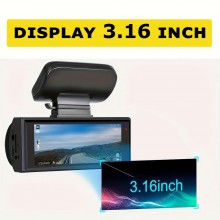 Camera Auto Dubla Fata / Spate DVR SIKS Pro T2, Super Full HD 1080p, Inregistrare Bucla, HDR, Vedere Noaptea, Camera Marsarie... Camera Auto Dubla Fata / Spate DVR SIKS Pro T2, Super Full HD 1080p, Inregistrare Bucla, HDR, Vedere Noaptea, Camera Marsarie...