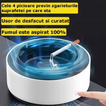 Scrumiera Electrica EDAR Cu Aspiratie Directa, Purificator De Aer Cu Ioni Negativi, Odorizant Pentru Eliminarea Mirosurilor N... Scrumiera Electrica EDAR Cu Aspiratie Directa, Purificator De Aer Cu Ioni Negativi, Odorizant Pentru Eliminarea Mirosurilor N...