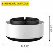 Scrumiera Electrica EDAR Cu Aspiratie Directa, Purificator De Aer Cu Ioni Negativi, Odorizant Pentru Eliminarea Mirosurilor N... Scrumiera Electrica EDAR Cu Aspiratie Directa, Purificator De Aer Cu Ioni Negativi, Odorizant Pentru Eliminarea Mirosurilor N...