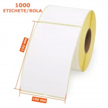 Rola 100 x Eticheta Termica Autoadeziva EDAR Pentru Printare AWB, Adeziv Puternic, Compatibile Imprimanta Termica, 100 x 150 ...