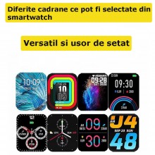 Ceas Smartwatch EDAR, Monitorizare Temperatura, Saturatie Oxigen, Ritm Cardiac, Tensiune Arteriala, Notificari, Pedometru, So... Ceas Smartwatch EDAR, Monitorizare Temperatura, Saturatie Oxigen, Ritm Cardiac, Tensiune Arteriala, Notificari, Pedometru, So...