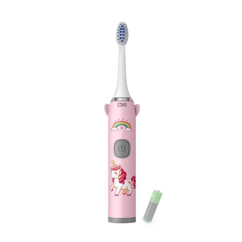 Periuta De Dinti Electrica SIKS Pentru Copii, 1 Treapta Intensitate, Peri Moi, Rezistenta La Apa, Model Unicorn, Cu Baterie, Roz Periuta De Dinti Electrica SIKS Pentru Copii, 1 Treapta Intensitate, Peri Moi, Rezistenta La Apa, Model Unicorn, Cu Baterie, Roz