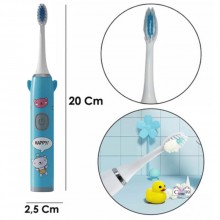 Periuta De Dinti Electrica SIKS Pentru Copii, 1 Treapta Intensitate, Peri Moi, Rezistenta La Apa, Model Unicorn, Cu Baterie, ...