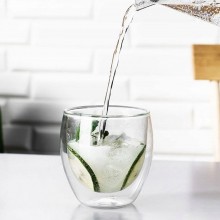 Set 4 Pahare SIKS Din Sticla, Cu Pereti Dubli, Termorezistente, Pentru Ceai, Cafea, Latte, Cappuccino, Capacitate 250 ML, Tra... Set 4 Pahare SIKS Din Sticla, Cu Pereti Dubli, Termorezistente, Pentru Ceai, Cafea, Latte, Cappuccino, Capacitate 250 ML, Tra...