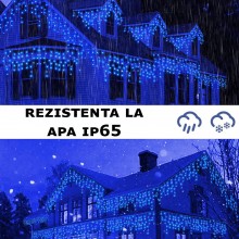 Instalatie Craciun Tip Turturi SIKS, 25 Metri, 500 Led-uri, Pentru Casa / Gradina / Gard, Cu 1 Joc De Lumini, Franjuri Curgat... Instalatie Craciun Tip Turturi SIKS, 25 Metri, 500 Led-uri, Pentru Casa / Gradina / Gard, Cu 1 Joc De Lumini, Franjuri Curgat...