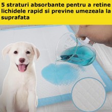 Set 20 Covorase Absorbante SIKS Igienice, Tip Scutec, Pentru Caini, Pisici Si Alte Animale De Companie, 5 straturi, 60x90 cm,... Set 20 Covorase Absorbante SIKS Igienice, Tip Scutec, Pentru Caini, Pisici Si Alte Animale De Companie, 5 straturi, 60x90 cm,...