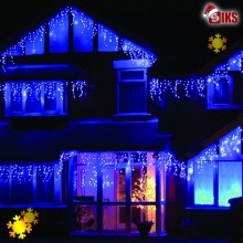 Instalatie Craciun Tip Turturi SIKS, 25 Metri, 500 Led-uri, Pentru Casa / Gradina / Gard, Cu 8 Jocuri De Lumini, Franjuri Cur...
