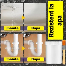 Solutie SIKS Tip Pasta Pentru Etansare Suprafete, Impermeabila, Cu Pensula Inclusa, Waterproof, 100 Grame, Transparenta