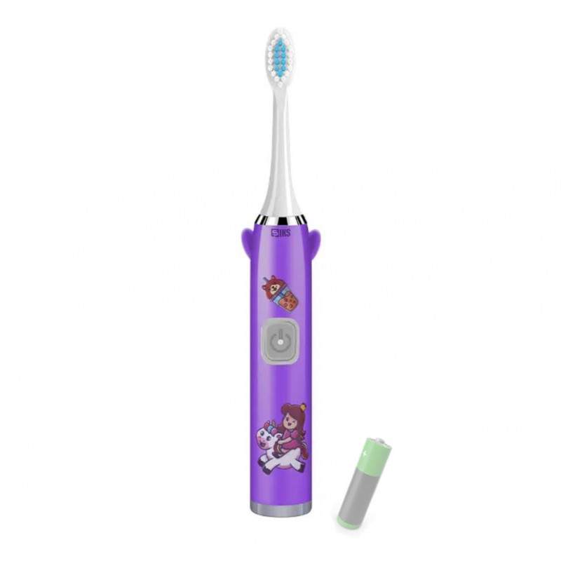 Periuta De Dinti Electrica SIKS Pentru Copii, 1 Treapta Intensitate, Peri Moi, Rezistenta La Apa, Model Unicorn, Cu Baterie, Mov Periuta De Dinti Electrica SIKS Pentru Copii, 1 Treapta Intensitate, Peri Moi, Rezistenta La Apa, Model Unicorn, Cu Baterie, Mov