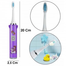 Periuta De Dinti Electrica SIKS Pentru Copii, 1 Treapta Intensitate, Peri Moi, Rezistenta La Apa, Model Unicorn, Cu Baterie, Mov Periuta De Dinti Electrica SIKS Pentru Copii, 1 Treapta Intensitate, Peri Moi, Rezistenta La Apa, Model Unicorn, Cu Baterie, Mov
