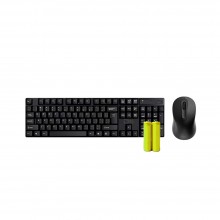 Kit SIKS Tastatura Mecanica Si Mouse Optic Wireless Cu Design Slim K12, 2.4 G, Conexiune Inteligenta, Bluetooth, Microreceive...