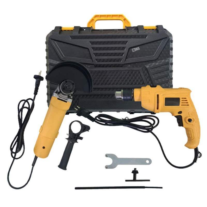 Set 2 Scule SIKS Masina De Gaurit Cu Impact (bormasina) Si Polizor Unghiular (flex), 780W, Cu 2 Trepte De Viteza, Mandrina 1.... Set 2 Scule SIKS Masina De Gaurit Cu Impact (bormasina) Si Polizor Unghiular (flex), 780W, Cu 2 Trepte De Viteza, Mandrina 1....