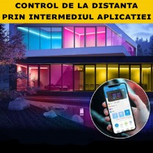 Banda LED SIKS Digitala Smart RGB Wi-Fi, 5 metri, Interior IP20, 60 leduri/m 5050 RGB, Adeziva, Aplicatie Telefon, Bluetooth,... Banda LED SIKS Digitala Smart RGB Wi-Fi, 5 metri, Interior IP20, 60 leduri/m 5050 RGB, Adeziva, Aplicatie Telefon, Bluetooth,...