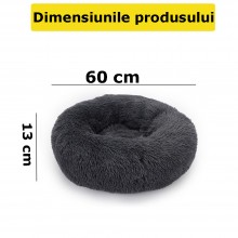Pat SIKS Tip Culcus Pentru Caini Si Pisici, Diametru 60 cm, Material Moale, Calduros, Confortabil, Baza Anti-Alunecare, Usor ... Pat SIKS Tip Culcus Pentru Caini Si Pisici, Diametru 60 cm, Material Moale, Calduros, Confortabil, Baza Anti-Alunecare, Usor ...