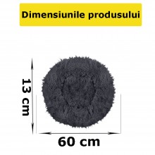 Pat EDAR Pentru Caini Si Pisici, Diametru 60 cm, Material Moale, Confortabil, Baza Anti-Aderenta, Calduros, Usor De Spalat Si... Pat EDAR Pentru Caini Si Pisici, Diametru 60 cm, Material Moale, Confortabil, Baza Anti-Aderenta, Calduros, Usor De Spalat Si...