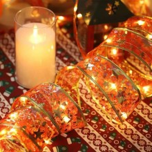 Instalatie De Craciun Tip Panglica Luminoasa EDAR, Alimentare La Priza, Pentru Interior, Brad De Craciun, 8 Jocuri De Lumini ...