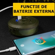 Ghirlanda Luminoasa Extensibila/Retractabila Camping EDAR Cu Functie De Lanterna Si Baterie Externa, 10 m, 8 Moduri De Ilumin... Ghirlanda Luminoasa Extensibila/Retractabila Camping EDAR Cu Functie De Lanterna Si Baterie Externa, 10 m, 8 Moduri De Ilumin...