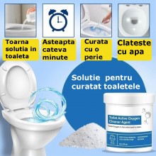 Agent SIKS De Oxigen Activ, Solutie Pentru Desfundat Tevi, Toalete, Chiuvete Infundate, 250g, Tip Pudra, Testat Dermatologic,...