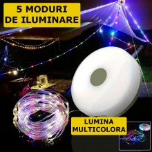 Ghirlanda Luminoasa Camping SIKS, Cu Lanterna Si Functie De Baterie Externa, 20 m, 5 moduri de iluminare, LED, Reincarcare Ti... Ghirlanda Luminoasa Camping SIKS, Cu Lanterna Si Functie De Baterie Externa, 20 m, 5 moduri de iluminare, LED, Reincarcare Ti...