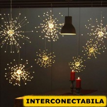 Instalatie De Craciun SIKS Tip 5 Focuri De Artificii Decorative, Interconectabila, 300 Led, 8 Moduri De Iluminare, Lungime 4m... Instalatie De Craciun SIKS Tip 5 Focuri De Artificii Decorative, Interconectabila, 300 Led, 8 Moduri De Iluminare, Lungime 4m...