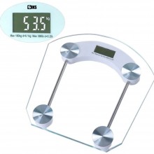 Cantar Electronic Corporal SIKS, Afisaj Digital, Oprire Automata, Precizie Ridicata, Greutate Maxima Suportata 180 Kg, Sticla...
