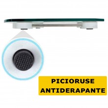 Cantar Electronic Corporal SIKS, Afisaj Digital, Oprire Automata, Precizie Ridicata, Greutate Maxima Suportata 180 Kg, Sticla...