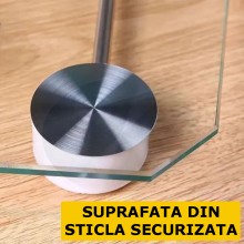 Cantar Electronic Corporal SIKS, Afisaj Digital, Oprire Automata, Precizie Ridicata, Greutate Maxima Suportata 180 Kg, Sticla...