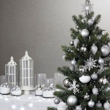 Instalatie De Craciun Liniara SIKS 40 M, 500 LED -uri, Cu 8 jocuri de lumini, Pentru Exterior/Interior, Fir Verde Inchis, Alb...