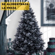 Instalatie De Craciun EDAR Pentru Interior Sau Exterior, Model Liniar, 8 Moduri De Lumina, Fir Verde Inchis, Lungime 40 M, 50... Instalatie De Craciun EDAR Pentru Interior Sau Exterior, Model Liniar, 8 Moduri De Lumina, Fir Verde Inchis, Lungime 40 M, 50...