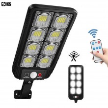 Lampa Solara De Exterior SIKS, Cu Panou Solar, Pentru Gradina, Alee, Intrare Casa, 200 Leduri, Lumina Neutra, Control Din Tel...