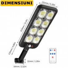 Lampa Solara De Exterior SIKS, Cu Panou Solar, Pentru Gradina, Alee, Intrare Casa, 200 Leduri, Lumina Neutra, Control Din Tel... Lampa Solara De Exterior SIKS, Cu Panou Solar, Pentru Gradina, Alee, Intrare Casa, 200 Leduri, Lumina Neutra, Control Din Tel...