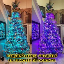 Instalatie De Craciun Inteligenta De Interior EDAR, Aplicatie Telefon Si Telecomanda, Conectare USB, Pentru Brad, Conexiune B... Instalatie De Craciun Inteligenta De Interior EDAR, Aplicatie Telefon Si Telecomanda, Conectare USB, Pentru Brad, Conexiune B...