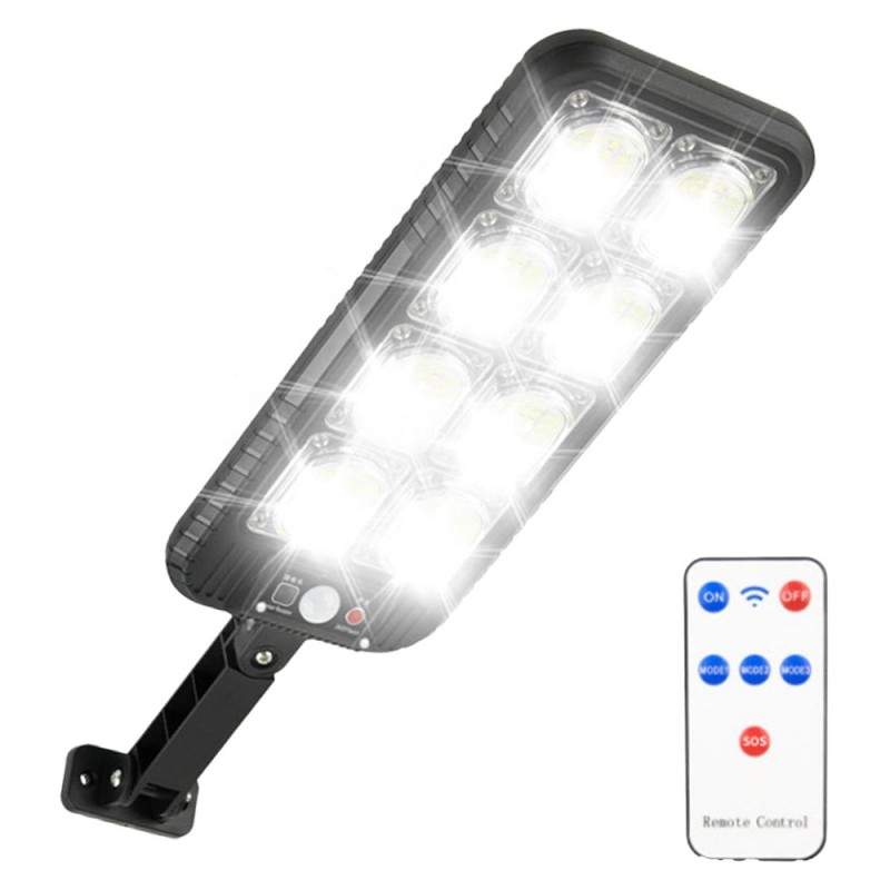 Lampa Solara EDAR Pentru Gradina, Terasa, Casa, Panou Solar, Acumulator Incorporat, 3 Moduri De Lumina, Senzor De Miscare Si ...