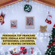 Instalatie De Craciun EDAR Model Turturi, 25 m, 500 Led-uri, Cu 8 jocuri de lumini, Franjuri, Pentru Exterior/Interior, Inter... Instalatie De Craciun EDAR Model Turturi, 25 m, 500 Led-uri, Cu 8 jocuri de lumini, Franjuri, Pentru Exterior/Interior, Inter...
