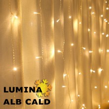 Perdea cu Lumini de Craciun EDAR, Lungime 8 m x Inaltime 50 cm, Alb Cald, Fir Alb, 8 Moduri de Iluminare, Interconectabila, c... Perdea cu Lumini de Craciun EDAR, Lungime 8 m x Inaltime 50 cm, Alb Cald, Fir Alb, 8 Moduri de Iluminare, Interconectabila, c...