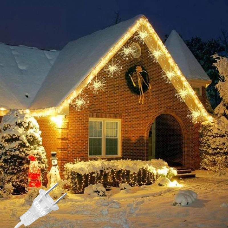 Instalatie De Craciun EDAR 5 Tip Focuri De Artificii Decorative, Interconectabila, 300 Led, 8 Moduri De Iluminare, Lungime 4m... Instalatie De Craciun EDAR 5 Tip Focuri De Artificii Decorative, Interconectabila, 300 Led, 8 Moduri De Iluminare, Lungime 4m...