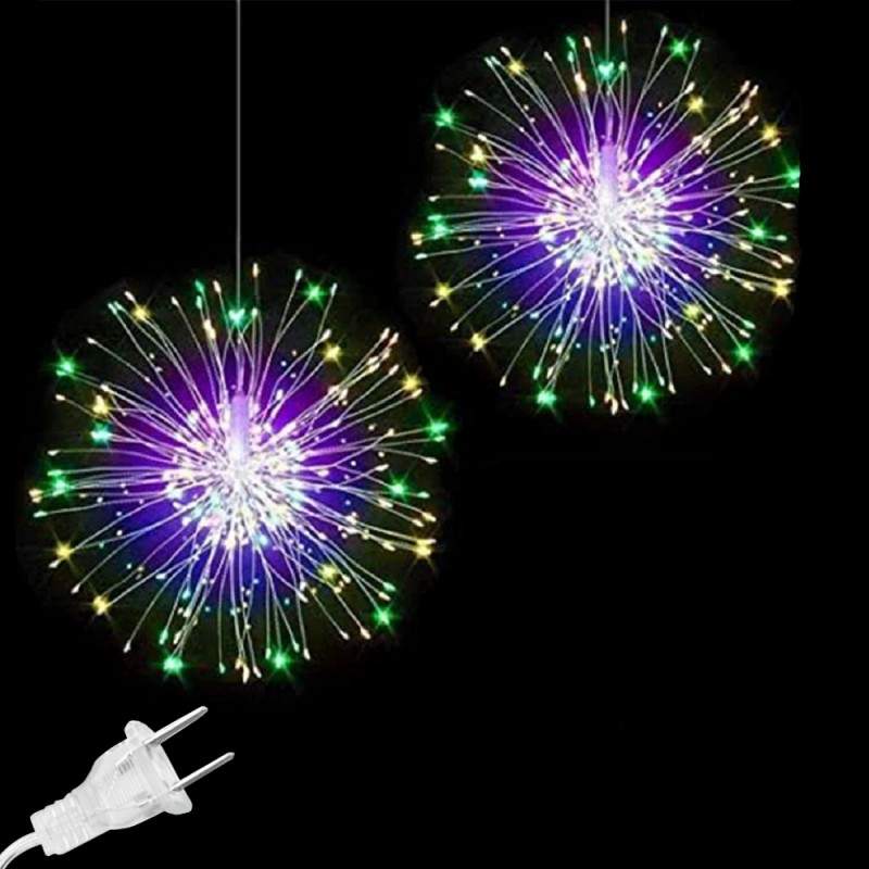 Instalatie De Craciun EDAR 5 Tip Focuri De Artificii Decorative, Interconectabila, 300 Led, 8 Moduri De Iluminare, Lungime 4m... Instalatie De Craciun EDAR 5 Tip Focuri De Artificii Decorative, Interconectabila, 300 Led, 8 Moduri De Iluminare, Lungime 4m...