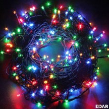 Instalatie De Craciun Liniara EDAR, Sir Cu 8 Moduri De Lumina, Pentru Exterior/Interior, Fir Verde Inchis, 30 m, 400 LED-uri,... Instalatie De Craciun Liniara EDAR, Sir Cu 8 Moduri De Lumina, Pentru Exterior/Interior, Fir Verde Inchis, 30 m, 400 LED-uri,...