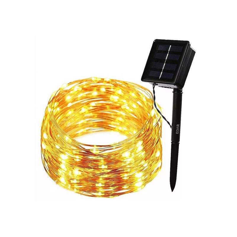 Instalatie De Craciun EDAR Cu Incarcare Solara, Tip Ghirlanda Luminoasa, Panou Solar Cu Tarus, Pentru Exterior Sau Interior, ... Instalatie De Craciun EDAR Cu Incarcare Solara, Tip Ghirlanda Luminoasa, Panou Solar Cu Tarus, Pentru Exterior Sau Interior, ...