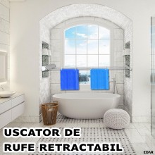 Uscator De Rufe Extensibil EDAR Cu 5 Sfori Si 6 Carlige, Montare Pe Perete, Lungime Maxima 3,75 m, Alb Uscator De Rufe Extensibil EDAR Cu 5 Sfori Si 6 Carlige, Montare Pe Perete, Lungime Maxima 3,75 m, Alb